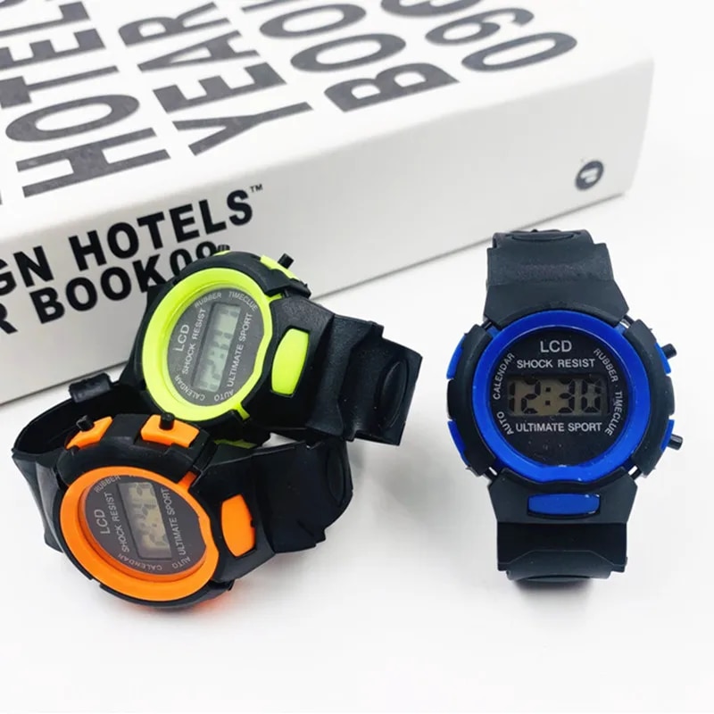 【Lejia】Kinderen Horloges Kleur Leven Waterdichte Horloge Jongens En Meisjes. 