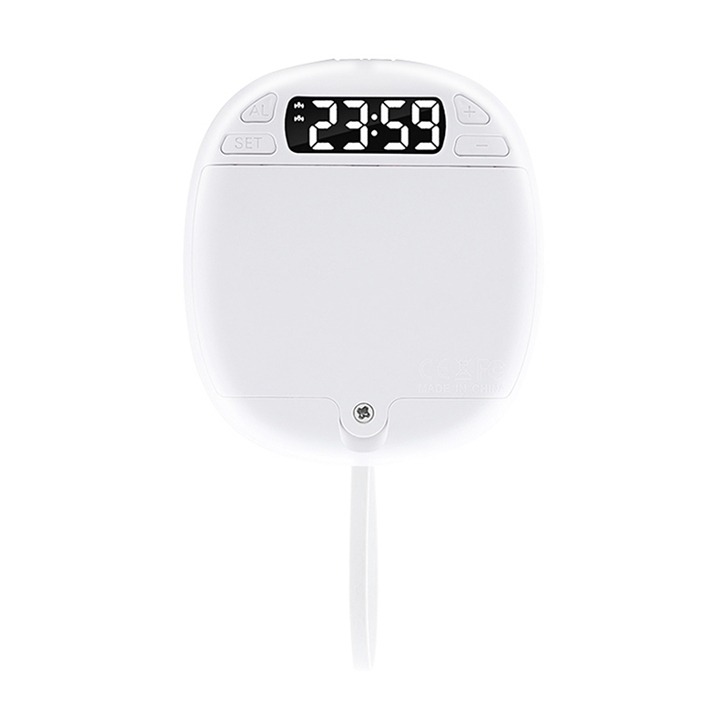Multifunctional Vibrating Alarm Clock - Rechargeable Bed Shaker Under Pillow for Hearing Impaired, HOH, Auto Set Wireless Alarm. 