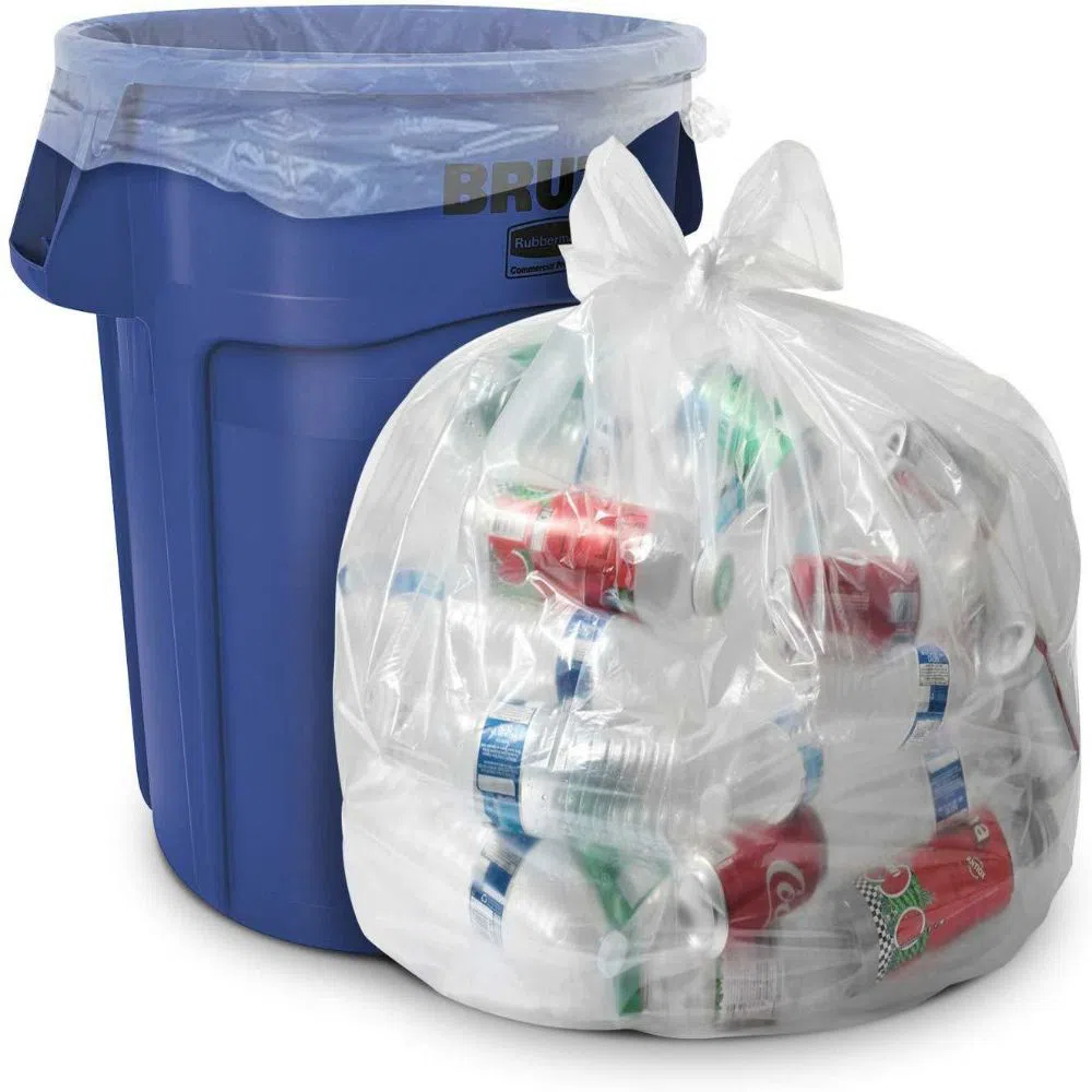 Clear Trash Bags (1 Pound) 20x30 inch / Garbage Bag / Waste Bag / ময়লা ফেলার ব্যাগ হাই কোয়ালিটি পলিথিন ব্যাগ 1Pound, 454 Grams