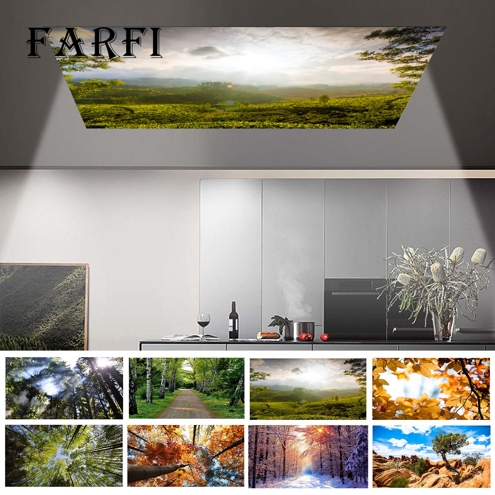 Ceiling Lamp Shade Stylish Magnetic Fluorescent Light Cover with Easy Installation Enhance Ceiling with Exquisite Patterns 10 Magnets Included
