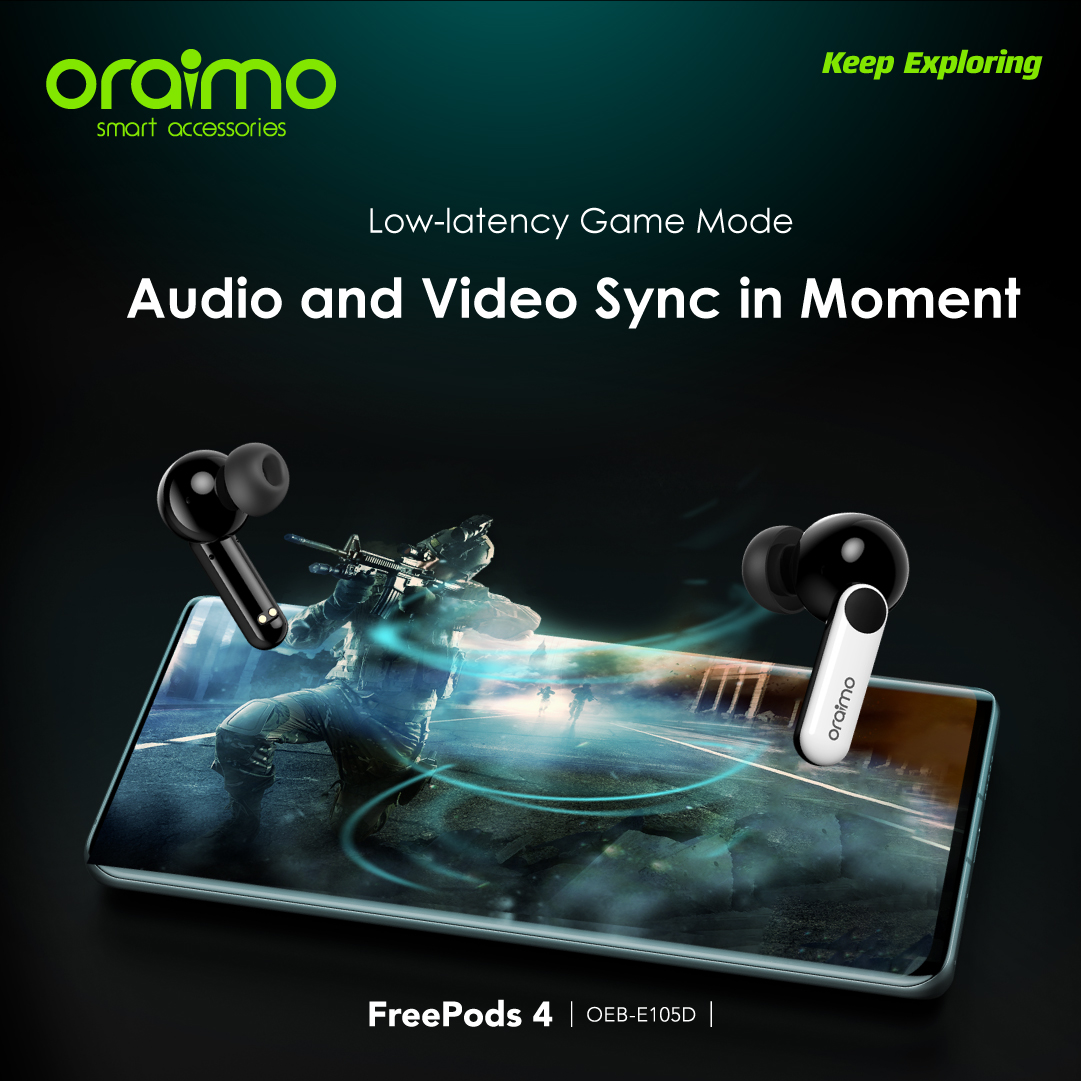FreePods 4 ANC True Wireless Earbuds. 
