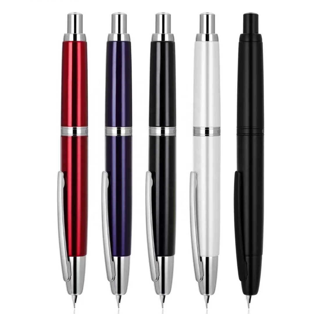 Jinhao 10 Brand New High Quality Capless Fountain Pen with Matte Black Retractable Fine Nib and Converter