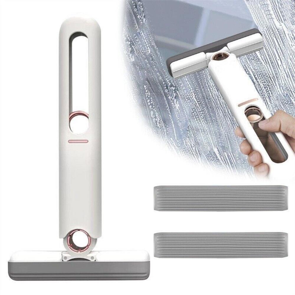 Washable Mini Sponge Squeeze Mop Efficient Squeeze Mini Mini Mop Lightweight Durable Portable Sponge Mops for Office Cleaning Vehicle Maintenance Home Use Glass Surfaces Car