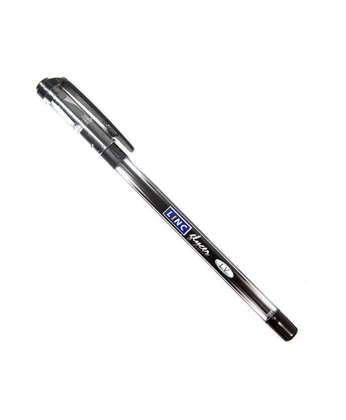 Linc Glycer Ball Pen, Fine Tip, Cap off, 6mm,  ( Pack of 12) 1 Dozen.. 