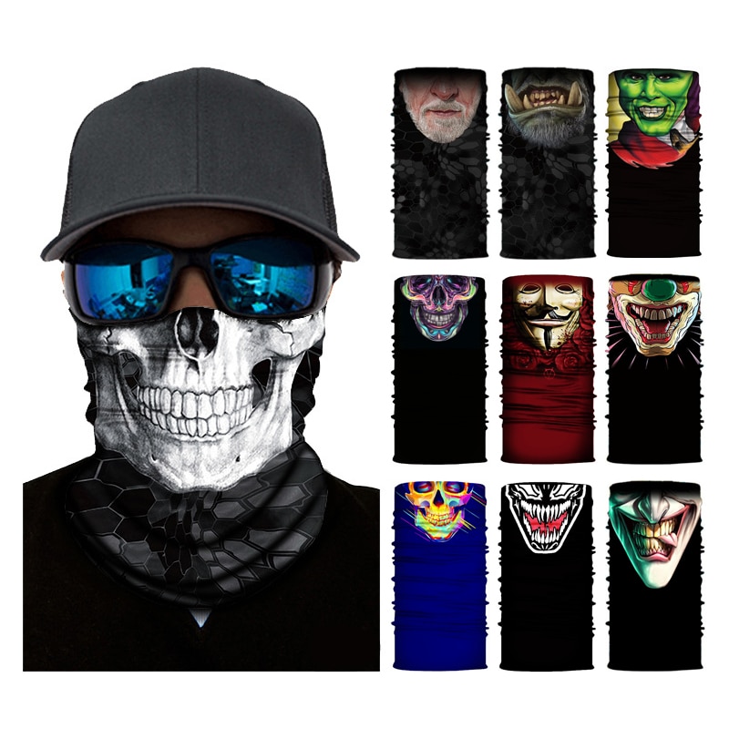 Neck Gaiter Face Mask Sport Seamless Bandana Buffs Motorcycle Balaclava Cycling Face Shield Face Cover Scarf Climbing Hiking