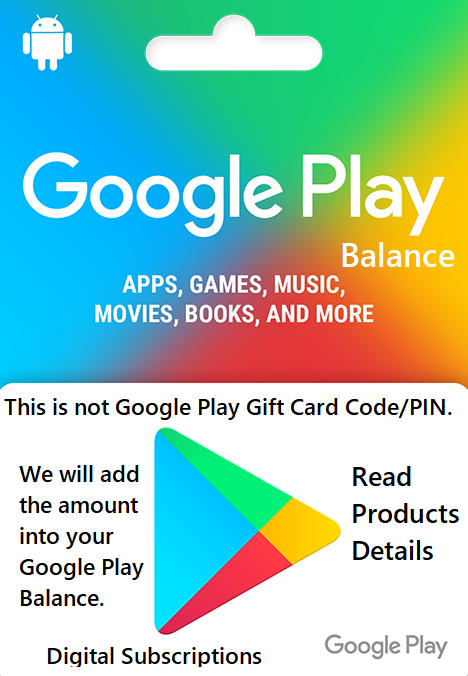 google play balance card