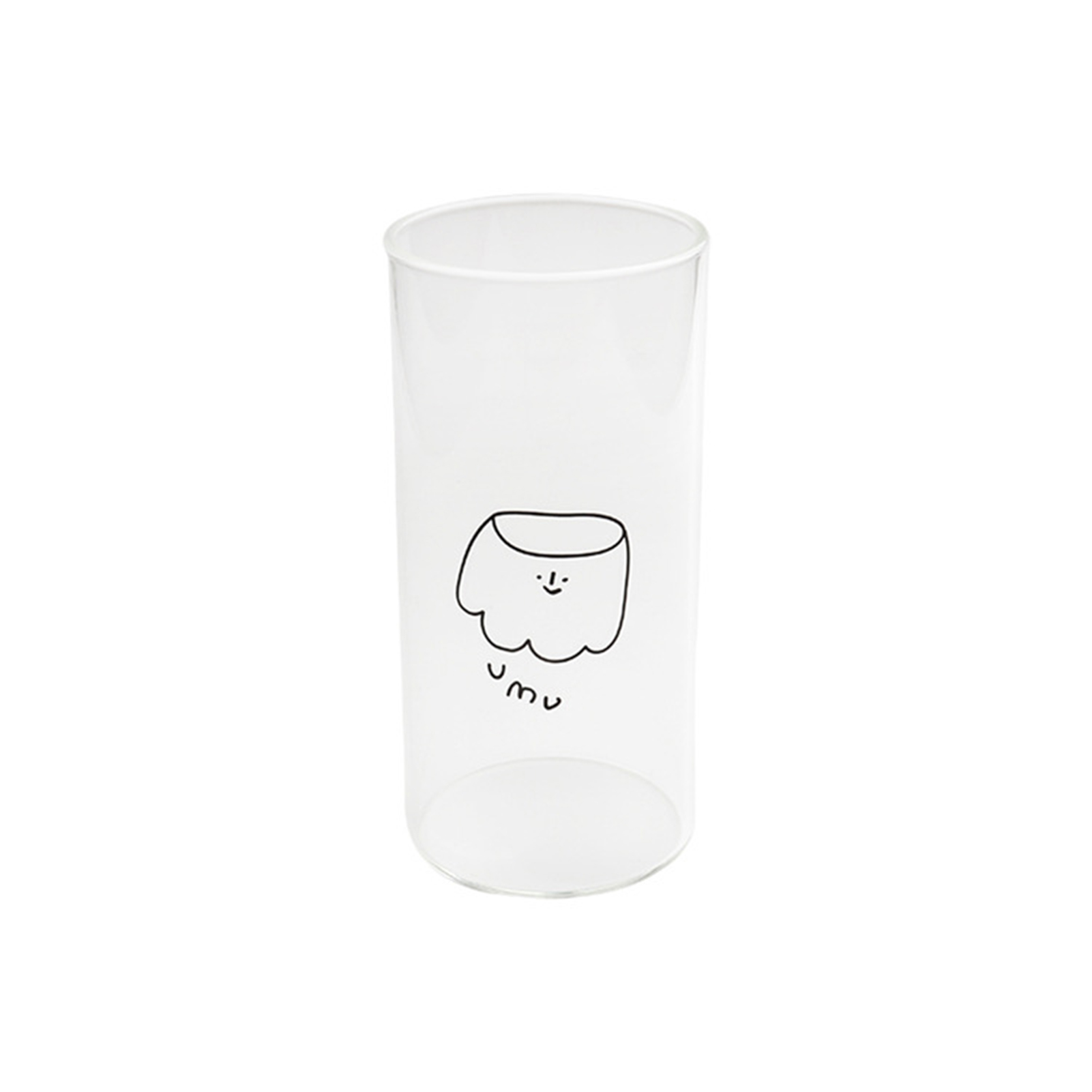 cartoon glass cup