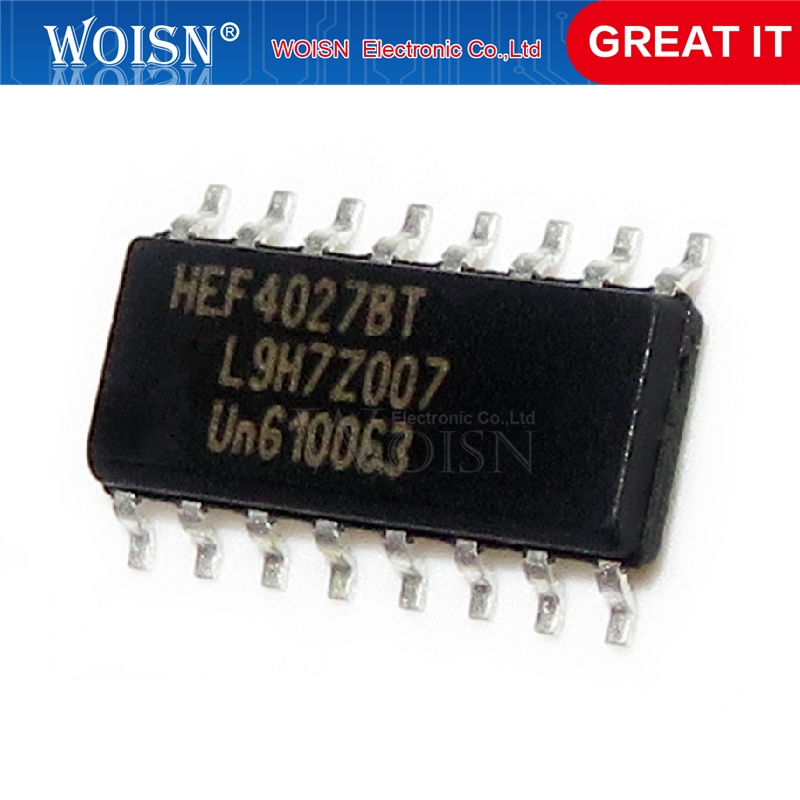 10 pcs/lot HEF4027BT HEF4027 HEF4069UBT HEF4069 SOP-16 In Stock