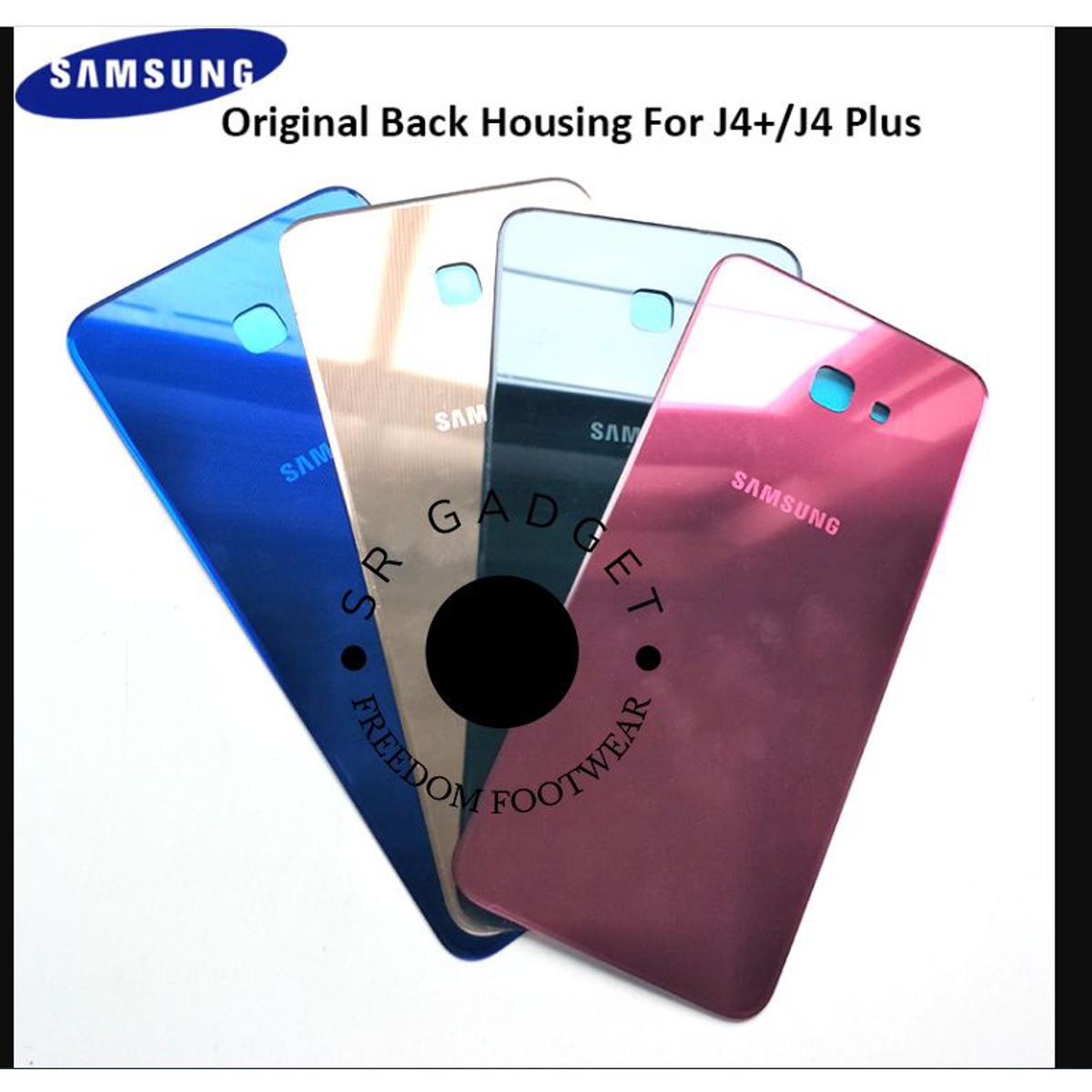 Replacement Backshell Glass Panel for Samsung J4 Plus / J4+ Battery Back Door Housing