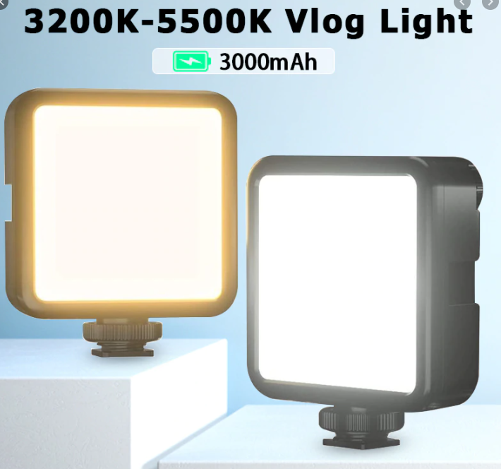 Ulanzi VIJIM VL81 3200k-5600K 850LM 6.5W Dimmable Mini LED Video Light Smartphone SLR Camera Rechargable Vlog Fill Light. 