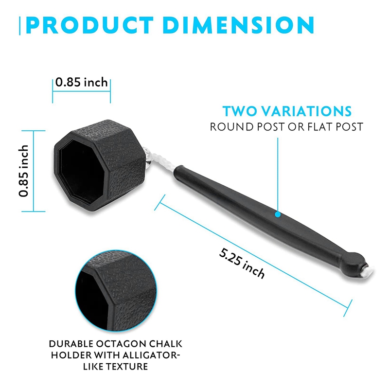 SRIWEN BCB Pro Series Pool Cone Snooker Chalk Holder - Slip-in Pocket Pool Cue Chalk Holder Cover Billiard Supplies Snooker. 