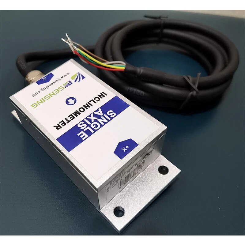 BWK210 Tilt Angle Sensor Single Axis Inclinometer with Accuracy 0.2 Degree Resolution 0.02 Degree / 0-5V , 0-10V ( Optional ). 