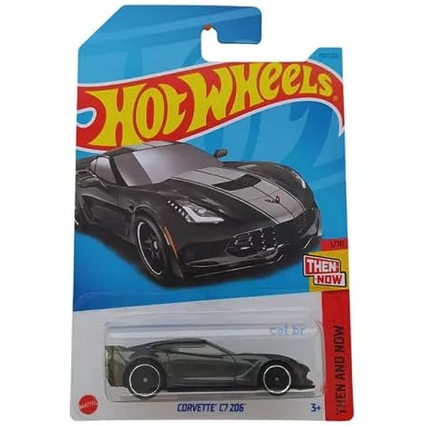 Hot Wheels (Mainline) 2023 Release Corvette C7 Z06 Deep Grey , Scale - 1:64. 