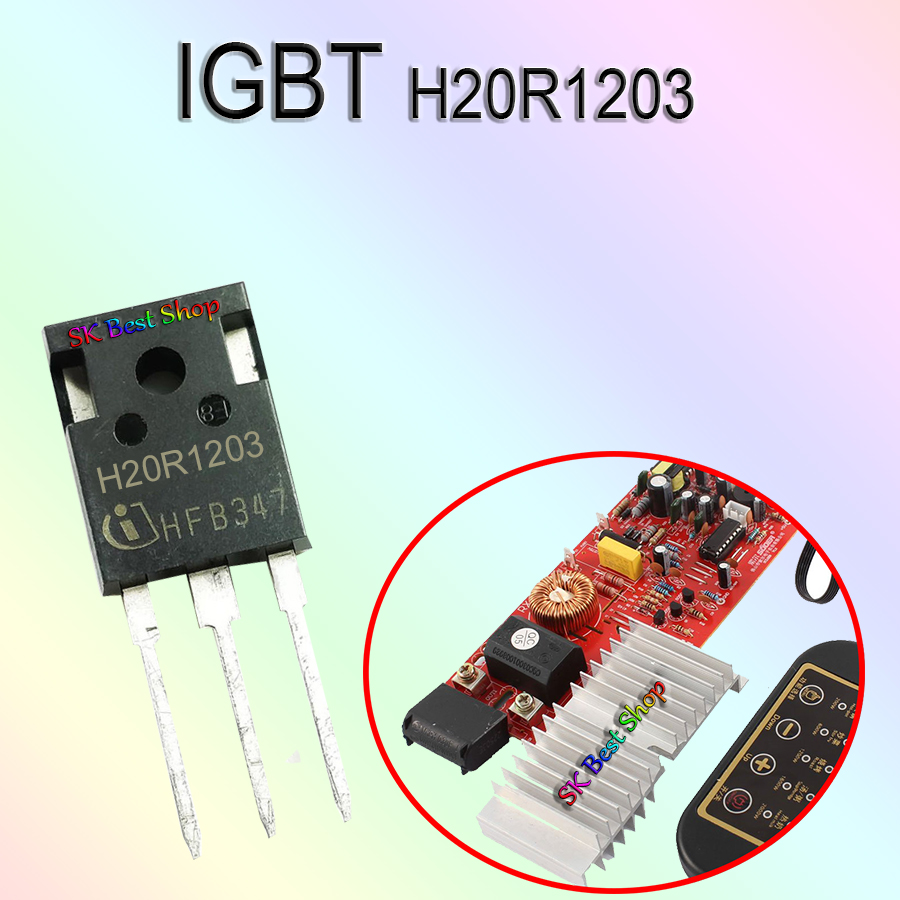 H20R1203 IGBT 1200V 20A IGBT Power Transistor Insulated Gate Bipolar Transistor Diode TO247 Microwave Induction Cooker Replace Parts