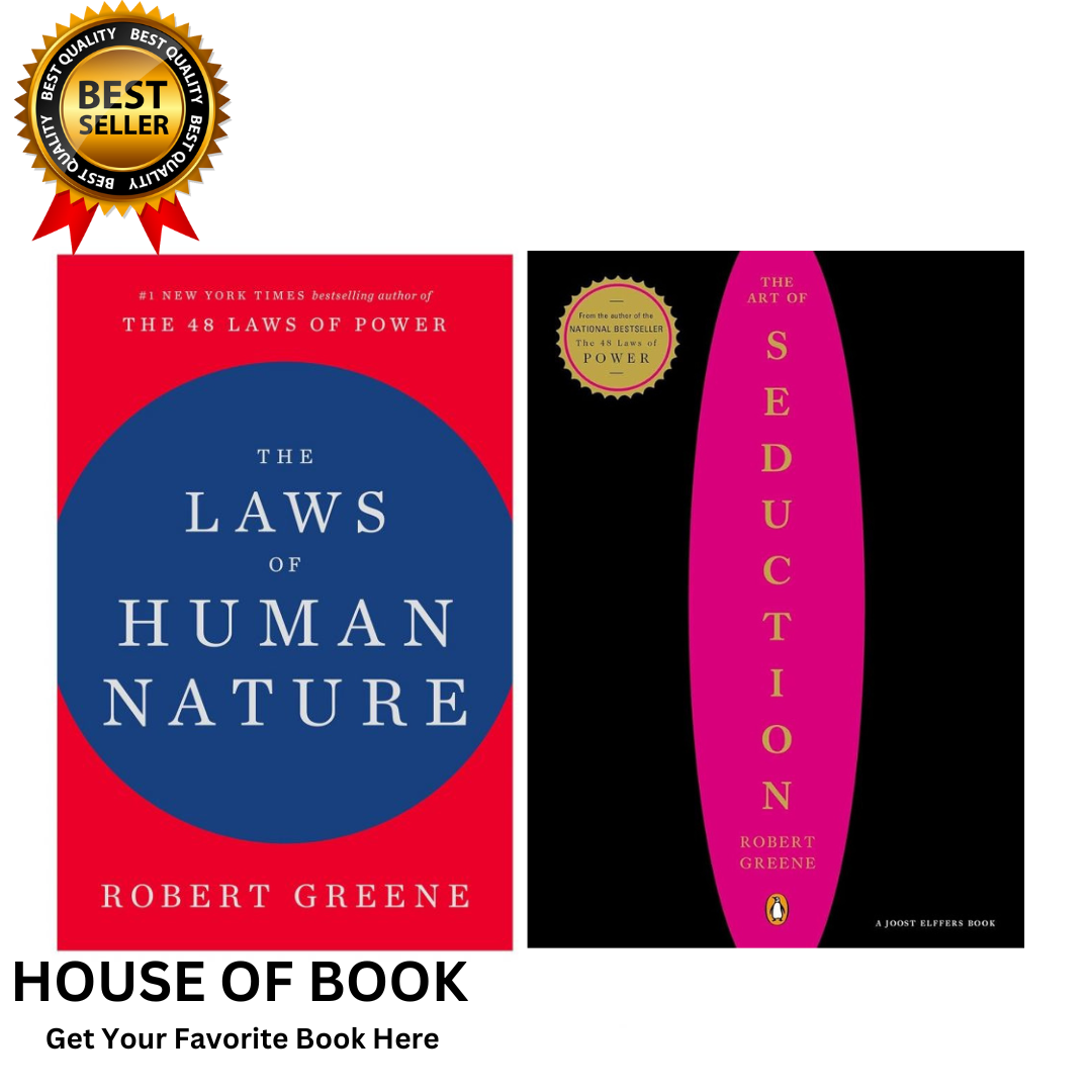 Robert Greene Collection 2 Books Set The Art of Seduction, The Laws of Human Nature