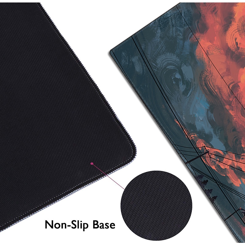 Orange Sunset Mousepad Large Mouse Pad Gaming Mousepad Deskmat Desk Mat. 