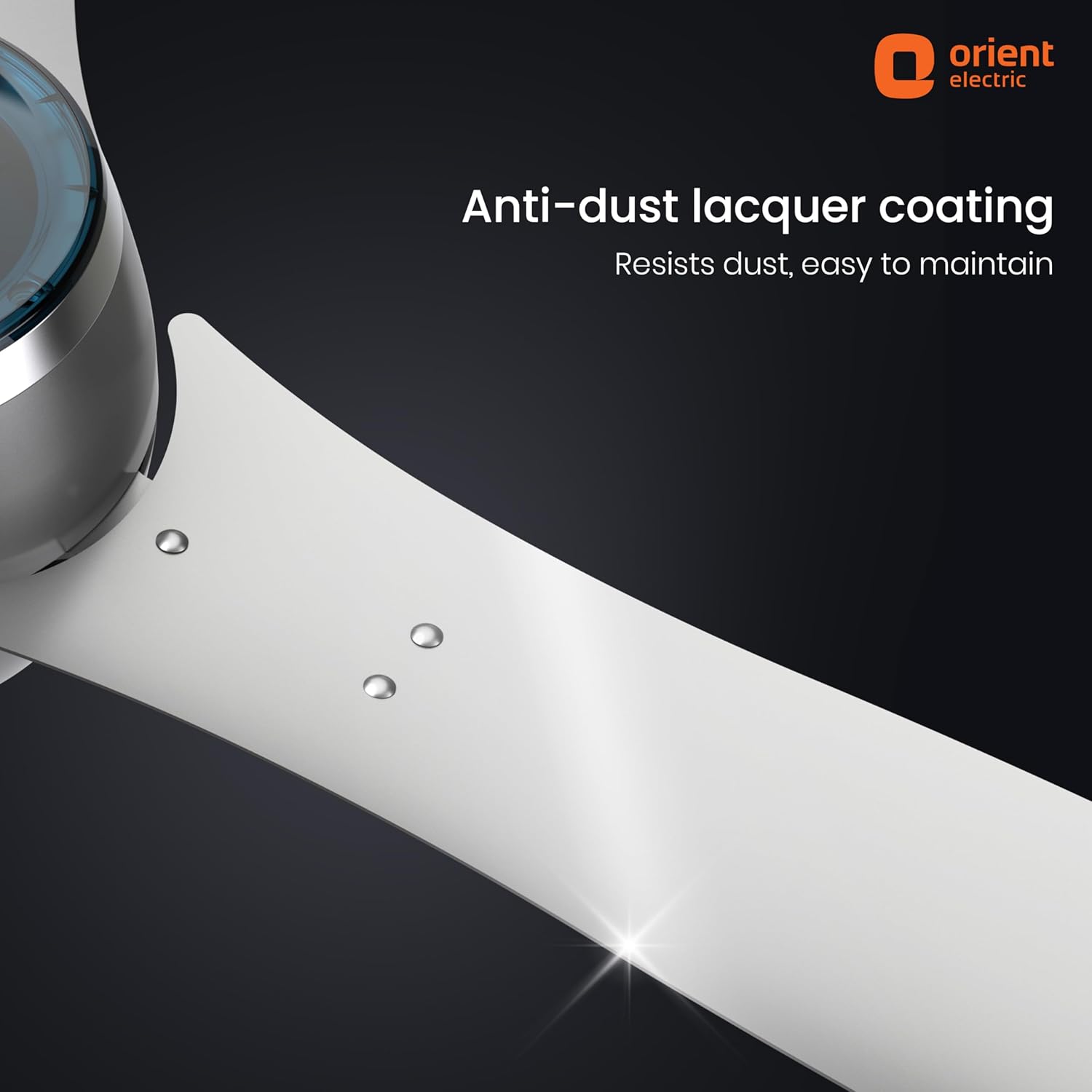Orient Aeon BLDC PRO Motor 48" Ceiling Fan with Remote (Cloud Grey). 