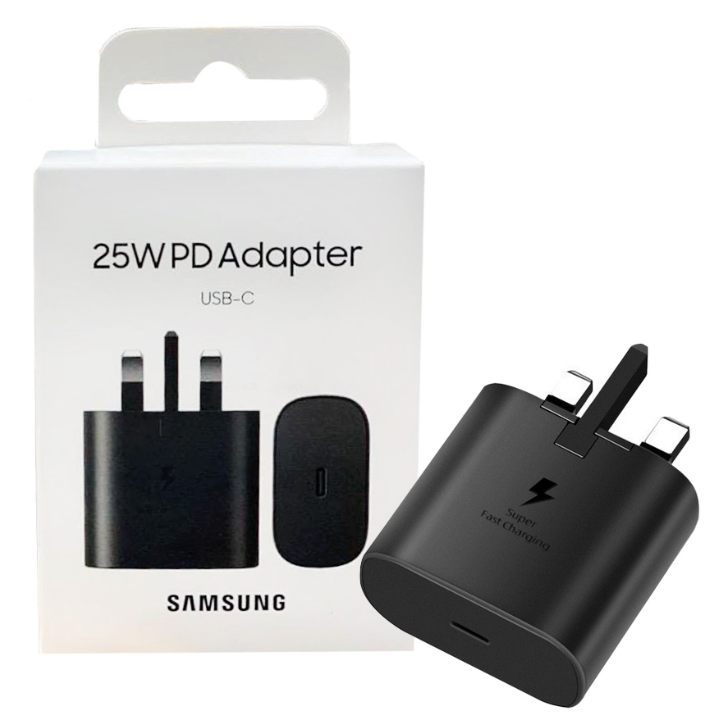 100% Samsung 25W Super Fast Orginal Charger Usb Type C Charger Power Adapter For Galaxy Usb-C (3 Pin) - Samsung PD Charger. 