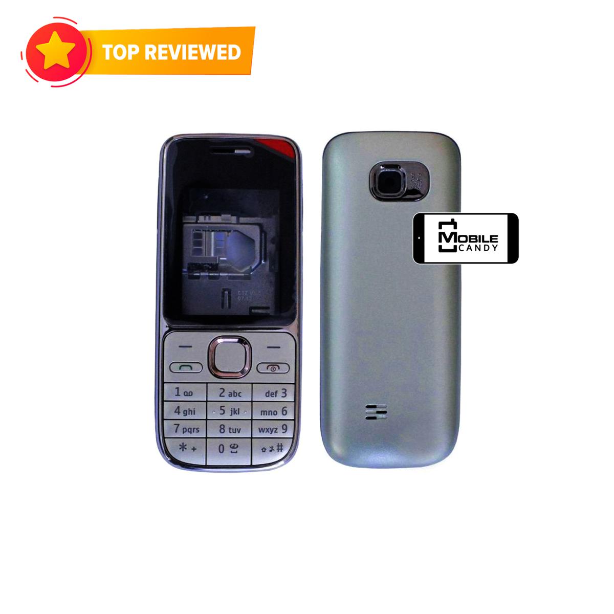 Nokia C2-01 Mobile Housing/Casing/Casing with Keypad/Front & Back Side