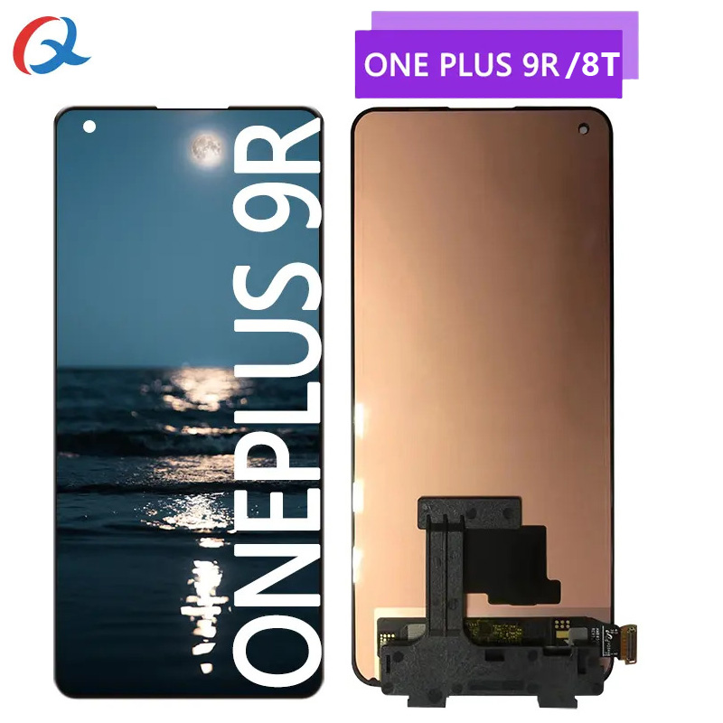 6.55'' For OnePlus 9R 8T 5G LE2101 LE2100 KB2001 KB2000 KB2003 KB2005 LCD Display Touch Screen Digitizer Assembly For OnePlus 9R 8T IPS - (no Fingerprint). 