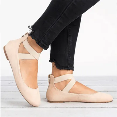 Variedshoes women casual hot sale slip on flats sandals