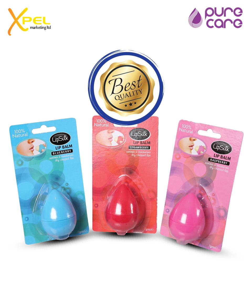 Xpel Lipsilk Lip Balm - Raspberry. 