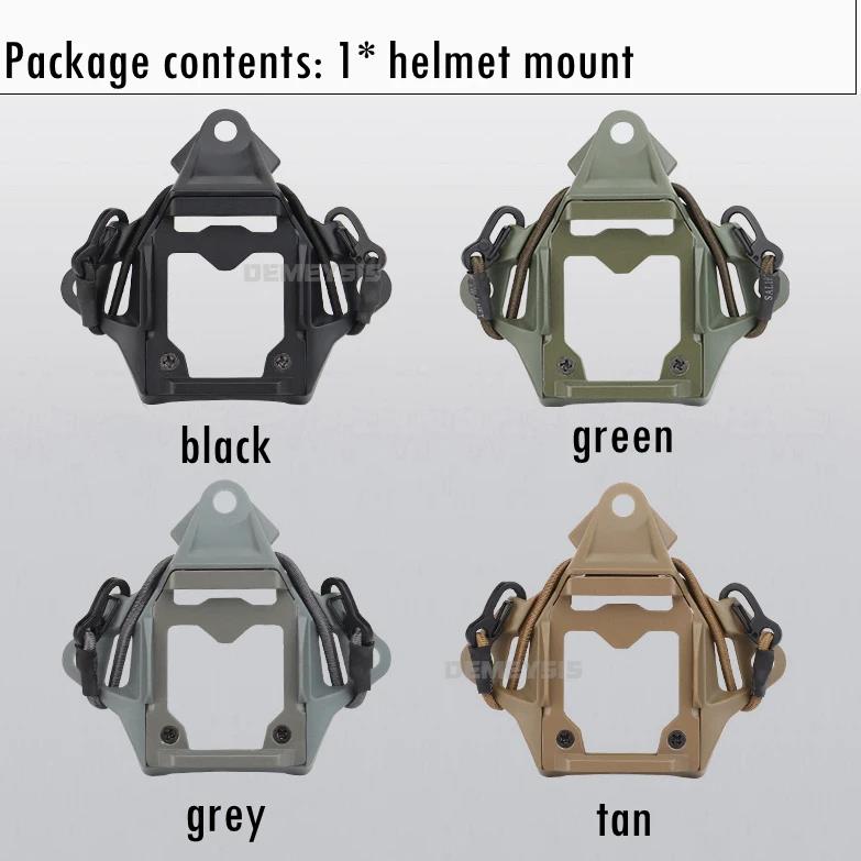Tactical Helmet NVG Mount Night Vision Device Bracket Adapter for FAST Helmets Accessory. 