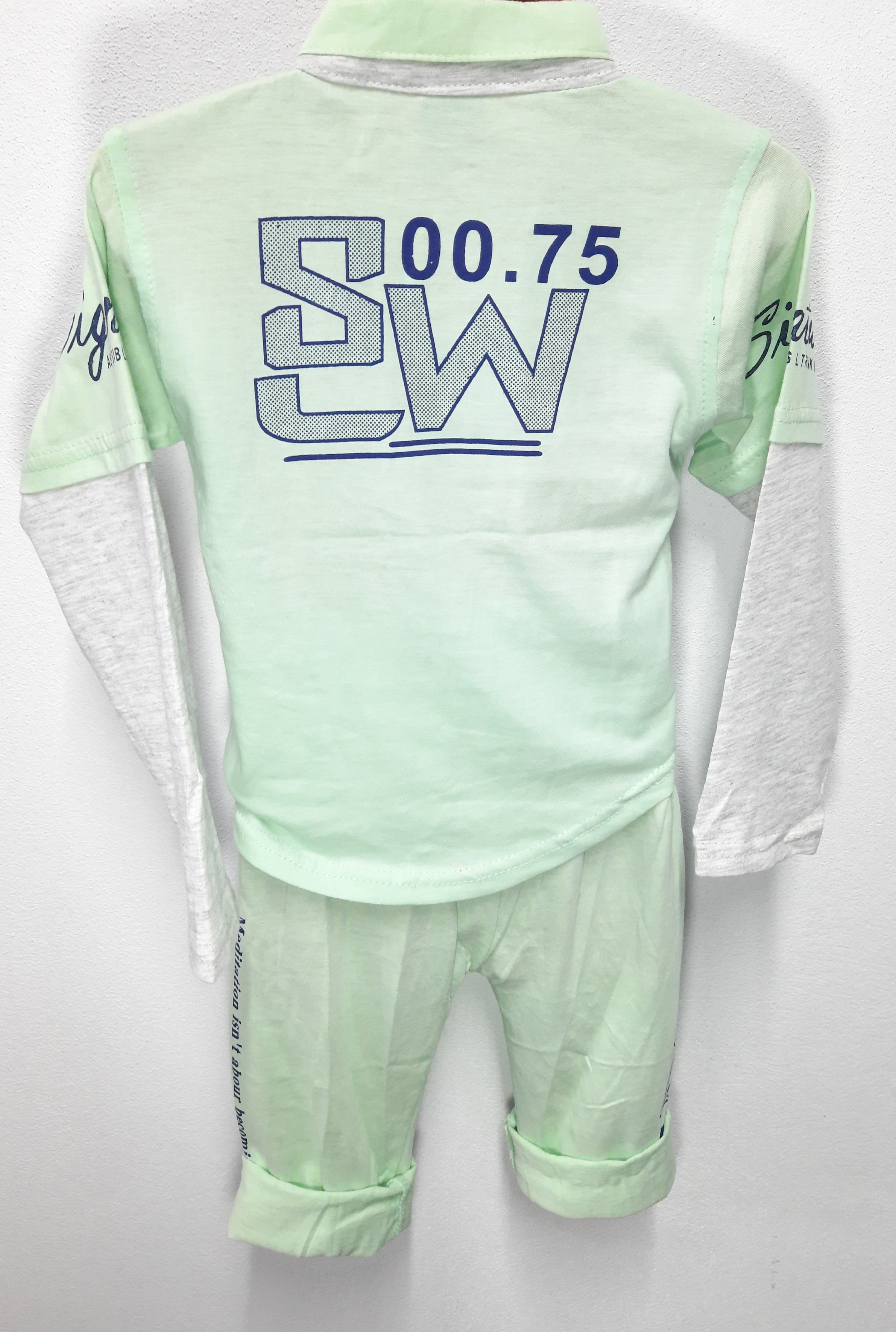 Boys full sleeve genji set winter collection for baby, twin hata gejni set. 