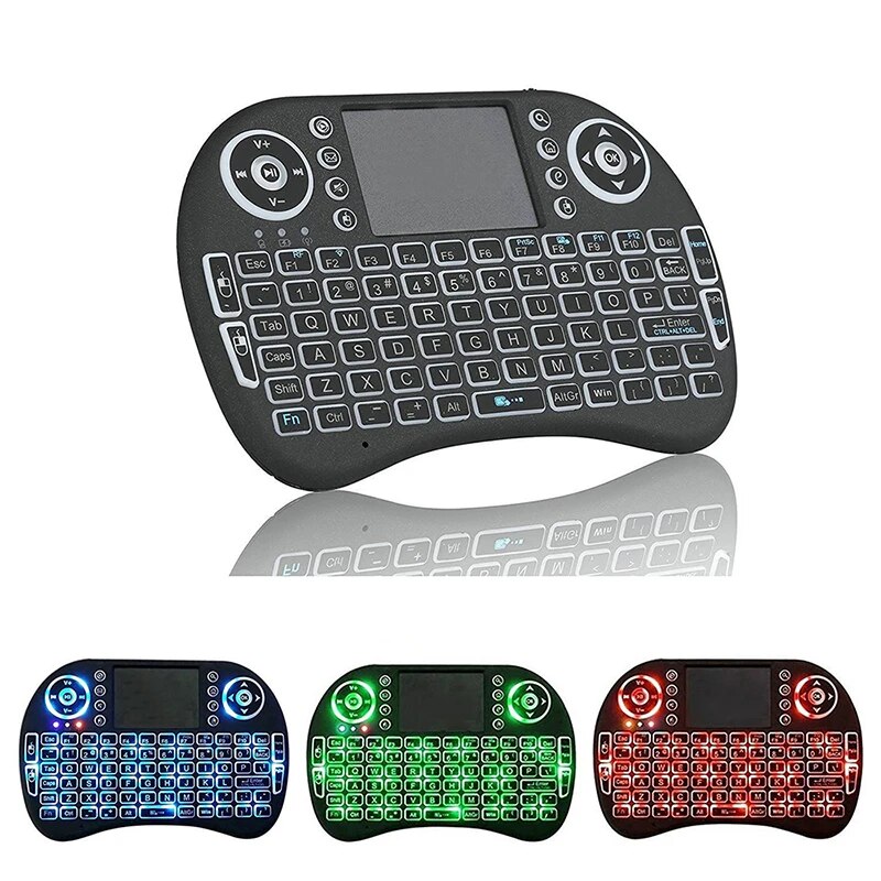 New 2.4G Mini Wireless Keyboard Handheld Touchpad Gaming Mechanic Wireless Keyboard For Smart TV Samsung LG Panasonic Toshiba. 