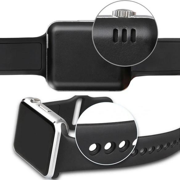 A1 Bluetooth Smart Watch with Camera, SIM Slot, Pedometer, Sleep Monitor, Music, Facebook, WhatsApp, 1.54-Inch Touch Screen, Supports Micro SIM and TF Card Slot, 16CM-23CM Wrist Size. 