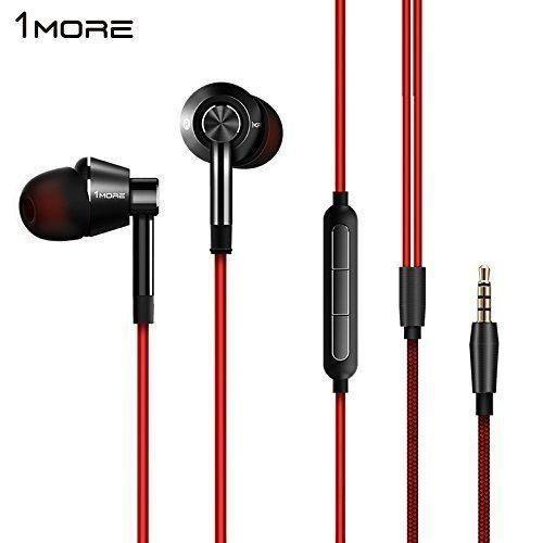 1More In Ear Headphones 1M301 -  Black&Red. 