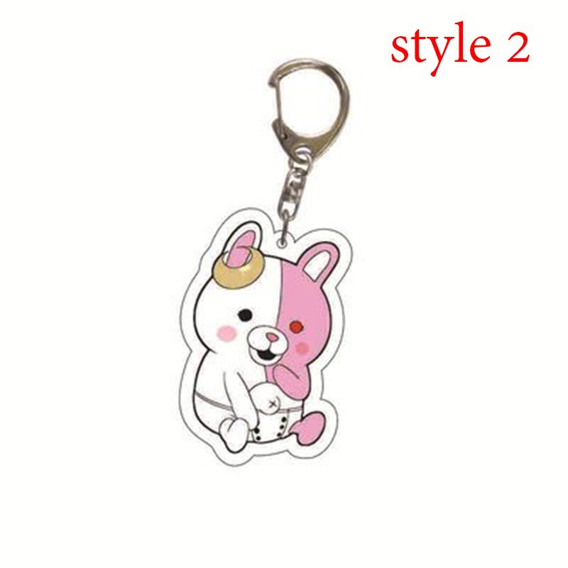 Game Danganronpa Keychain Acrylic Keyring Pendant Cosplay Accessories Gifts. 