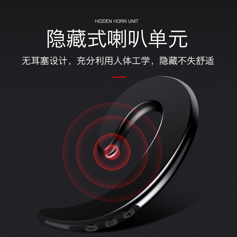Y12 Bone Conduction Single Ear Bluetooth Headset 5.3 Mini Sports Open Open OWS Wireless Headphones