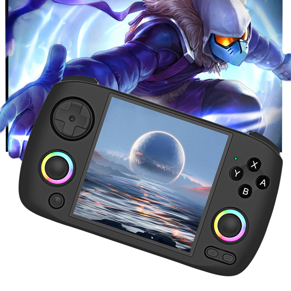 RG CubeXX Handheld Game Console WIFI BT HD-Connection 3.95inch IPS Video -Option -Grey-32G No Game-Option -Grey-32G No Game. 