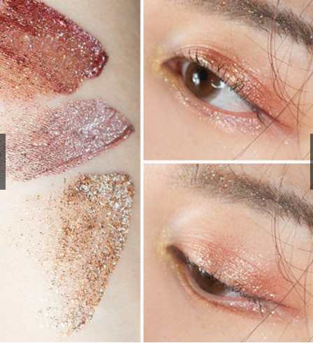Flare 6 Pieces Liquid Glitter Waterproof Eyeliner Set. 