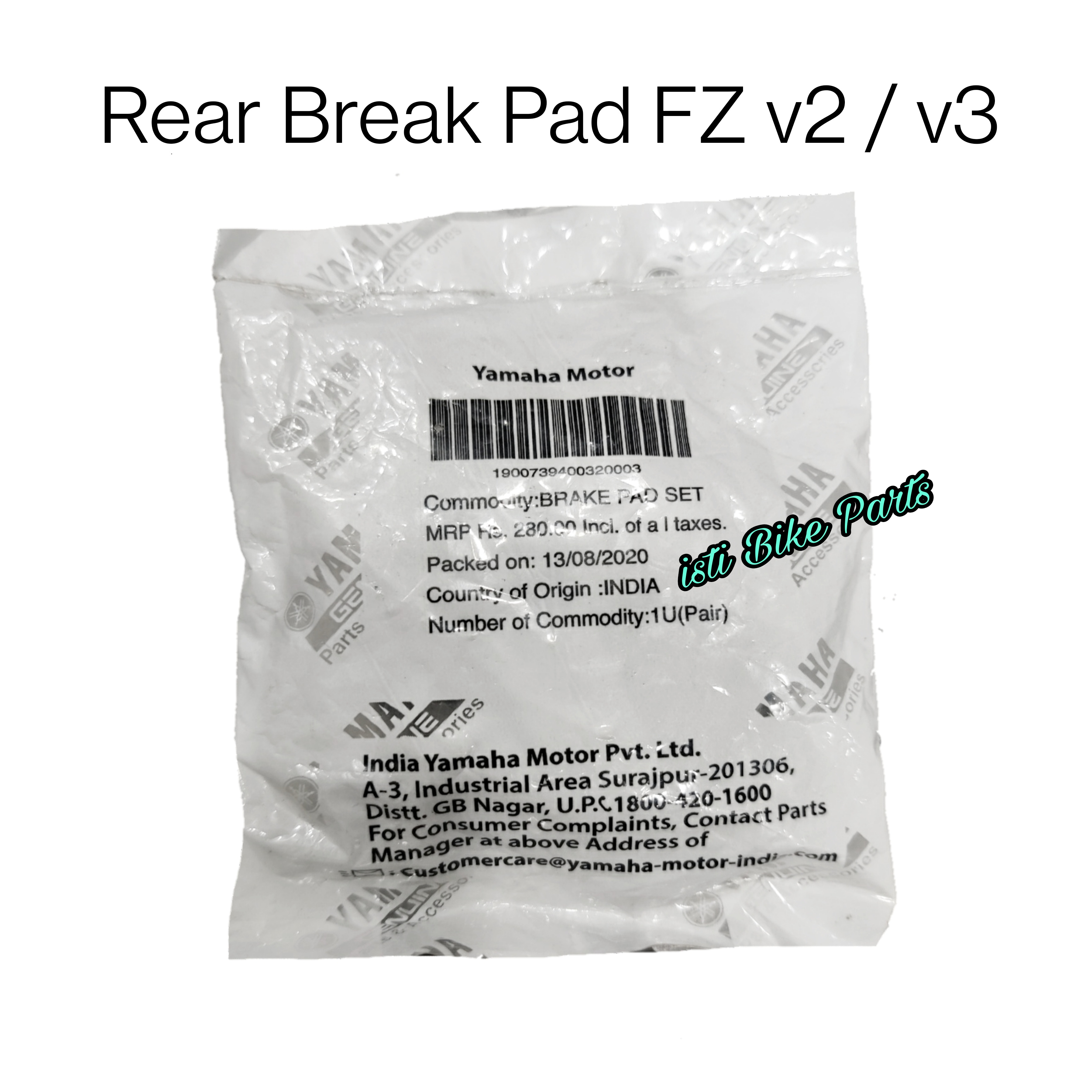 Fz Bike Yamaha Fz V3 Brake Pad Fz Bike Brake Shoe Price Sales