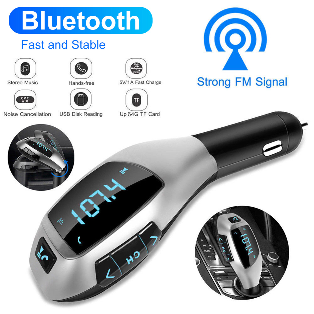X5 LCD Display Car Bluetooth Kit Handsfree Call FM Radio MP3 Player USB Charger. 