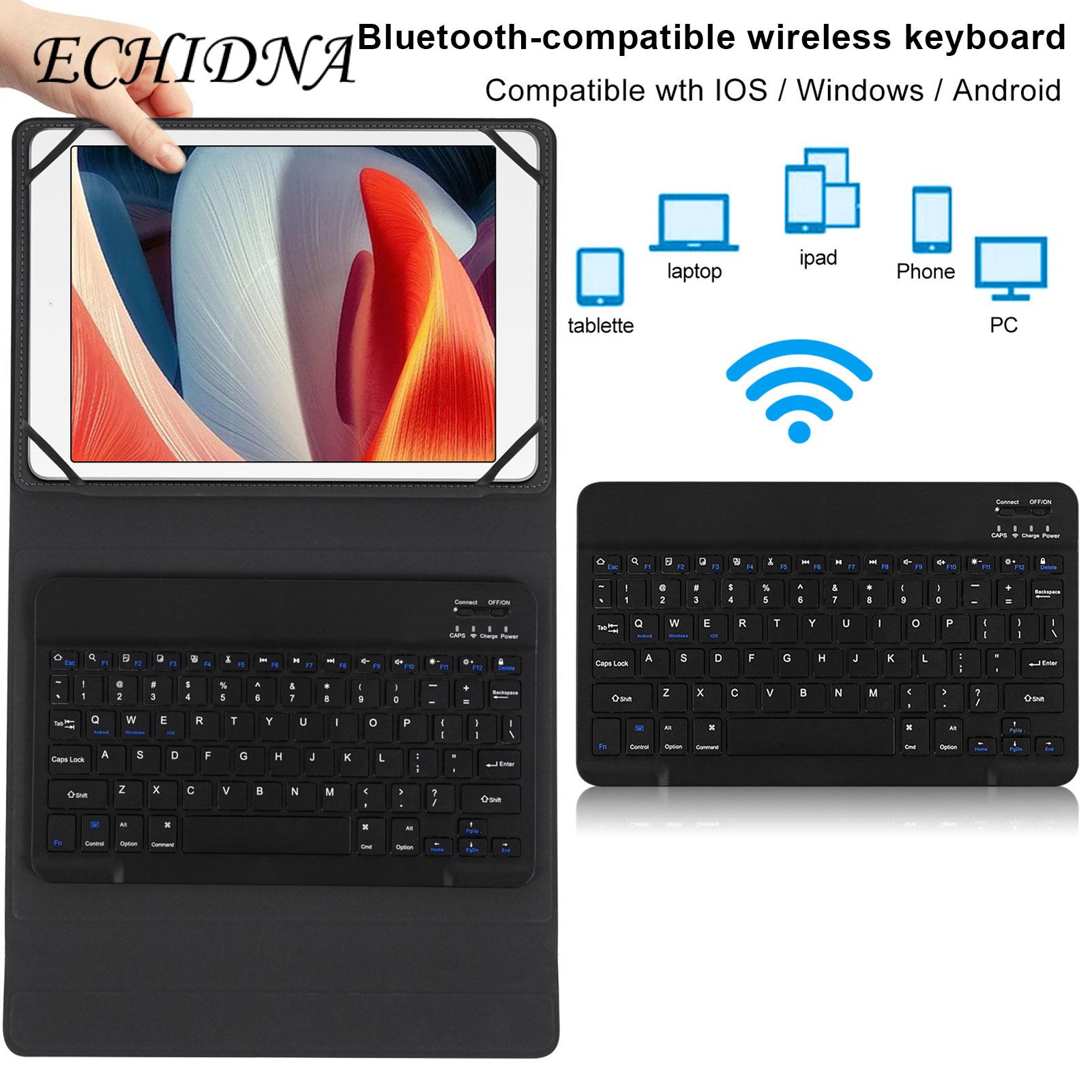 Universal Tablet Case with Keyboard Colorful Wireless Bluetooth Keyboard Protective Case for 9-11 Inch Android Tablets Backlit Faux Leather Tablet Keyboard Case. 