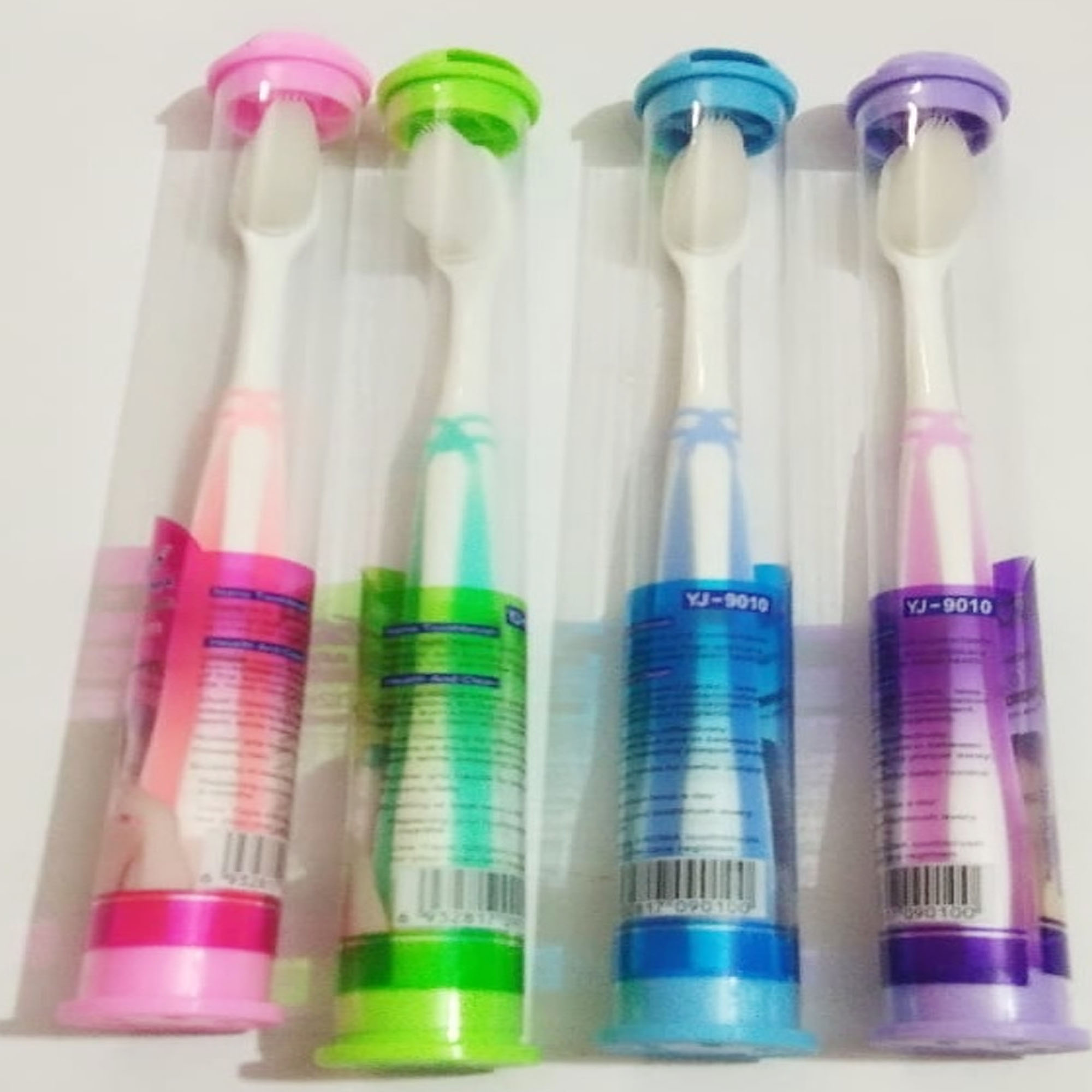 Soft Rubber Head Tooth Brush-6 Piece Multicolor