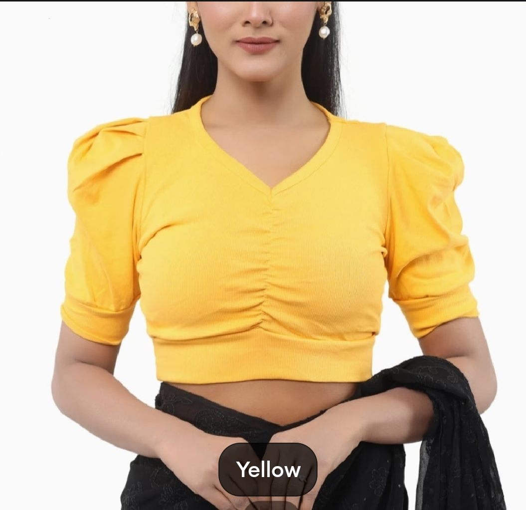 half body short hata crop top blouse for fashionable girls