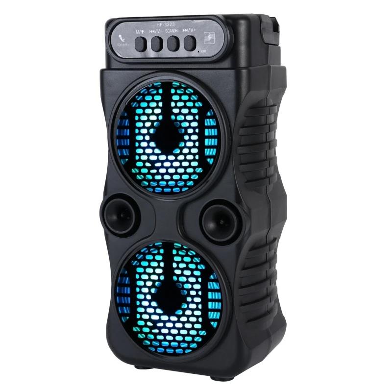 Outdoor Sound Column Subwoofer Wireless Home Karaoke System with MIC Portable Mini Caixa De Som Bluetooth Speaker Party Box AUX. 