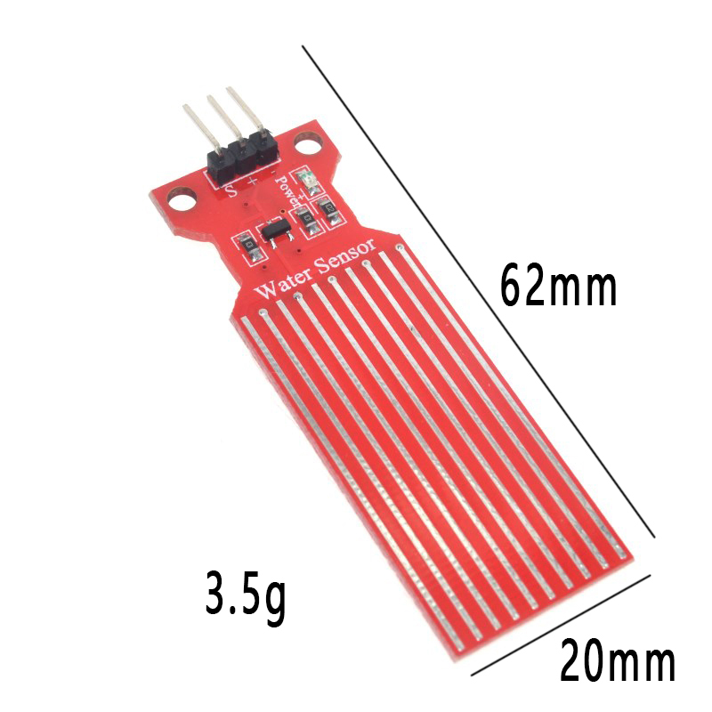 5pcs Rain Water Level Sensor Water Droplet Detection Depth for arduino Compatible with UNO MEGA 2560. 