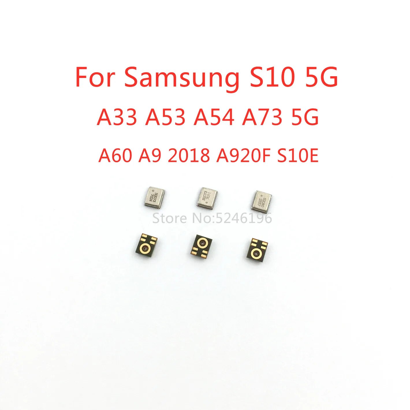 10pcs-100pcs Microphone Inner MIC Receiver Speaker For Samsung Galaxy A33 5G A53 5G A73 5G A54 5G A60 A9 2018 A920F S10E S10 5G