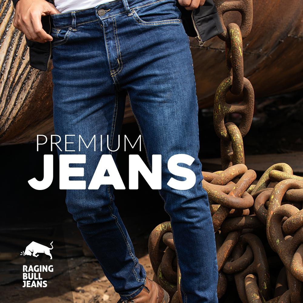 Stretchable Denim Jeans - Raging Bull 