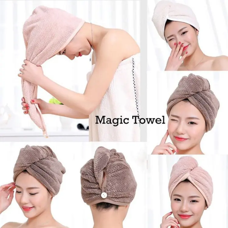 Magic hair dry discount towel