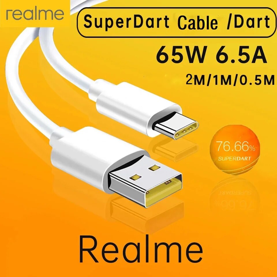 Câble USB Type C Pour Realme Narzo 30 Pro 5G Charge Rapide - Câble De
