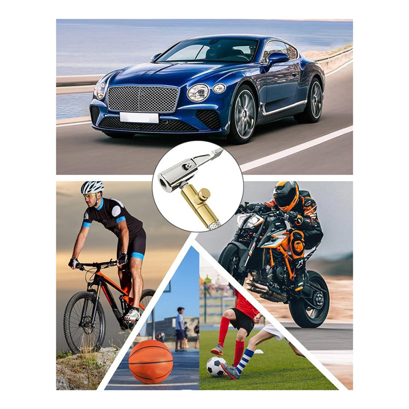 Extended Portable Air Compressor Tire Inflator Replacement Hose with Stainless Steel Mesh for Protection, Air Pump Tube,. 