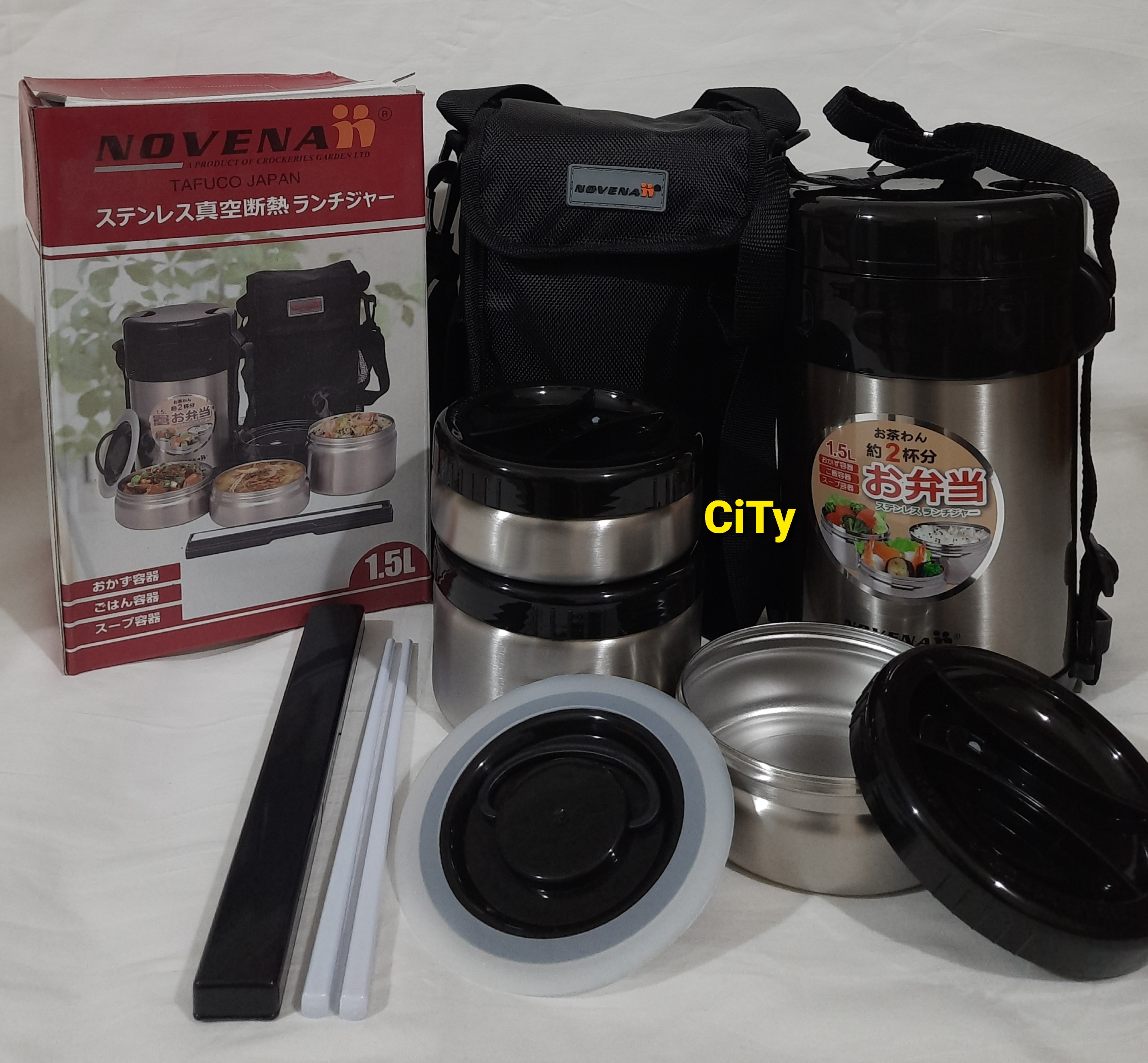 Lunch Box 3 Layer Hotpot (Exclusive Heavy Duty). 