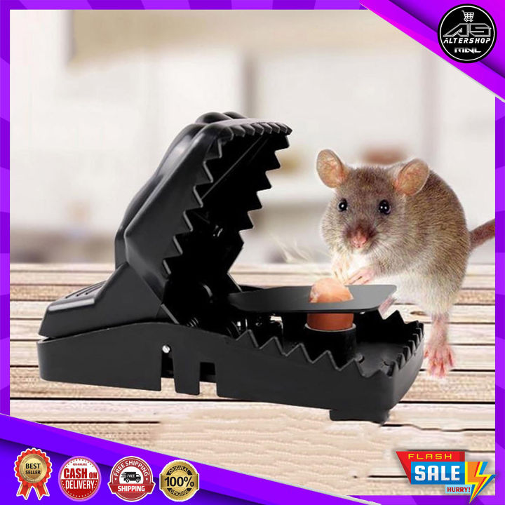 MagicArt Reusable Plastic Portable Rat/Mice/Mouse Trap | Plastic Rate Trap Machine (Black)