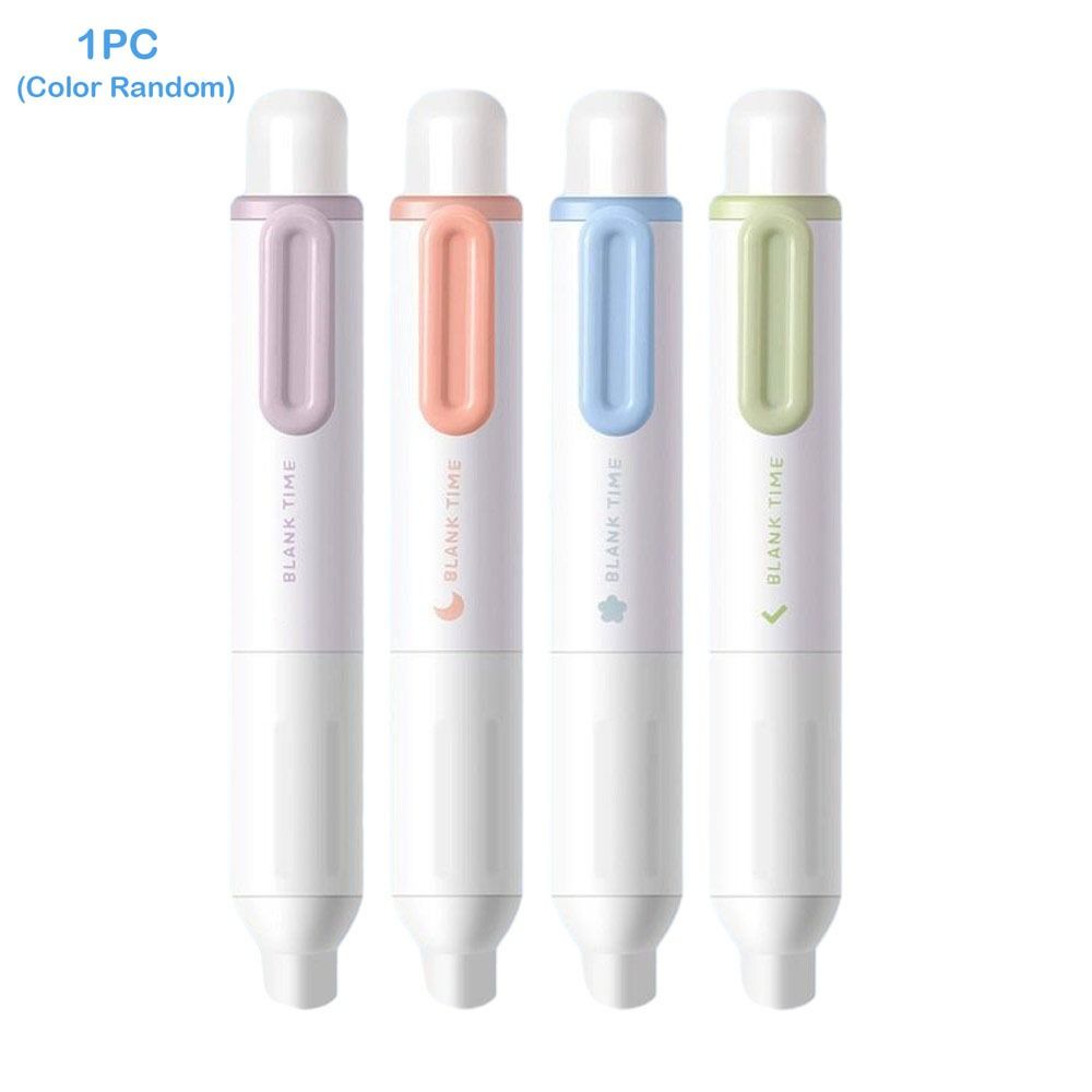 High-quality Replaceable Rubber Core Press-type Pencil Eraser Stationery Correction Tool Pencil Eraser Drawing Painting Pencil Wiping Tool